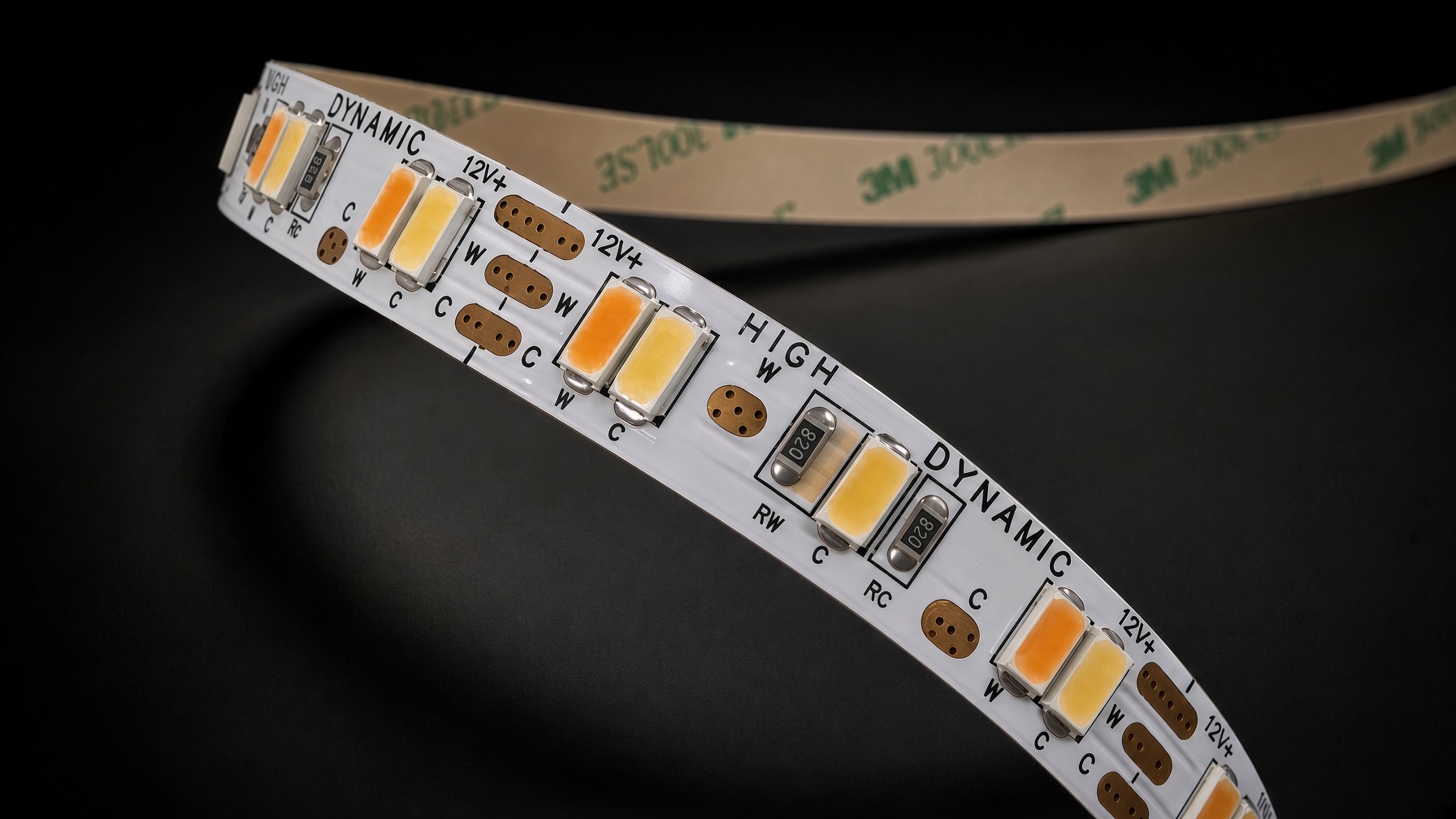 High Dynamic LED ribbon with CRI 98+ for professional film lighting